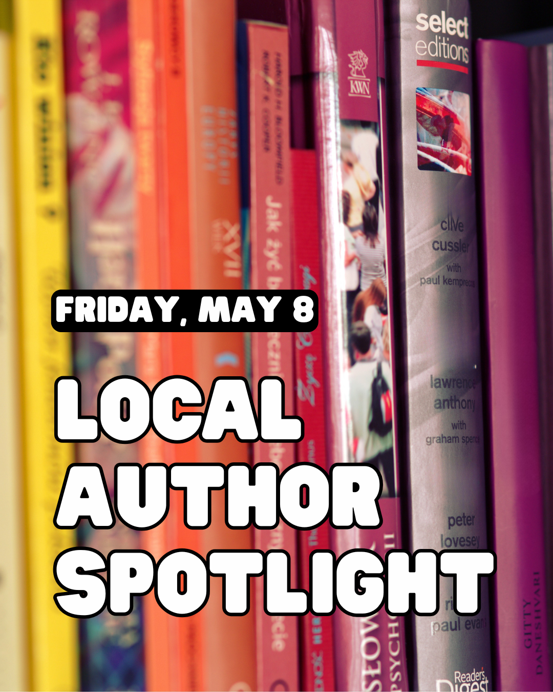 Local Author Spotlight: Bedazzling, Reading, and Book Signing!