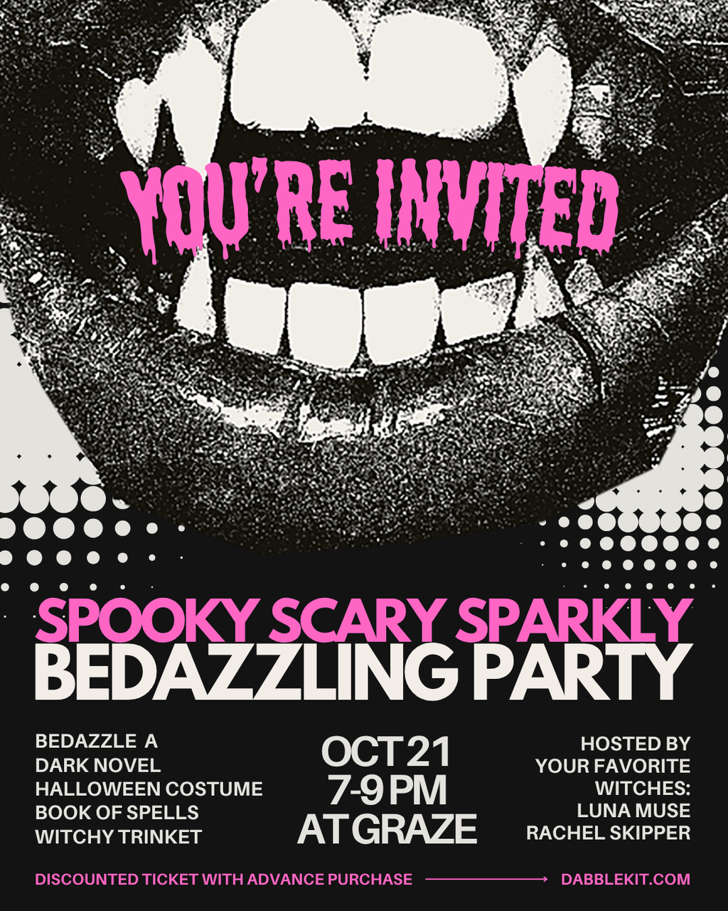 Spooky, Scary, and SPARKLY Craft Night