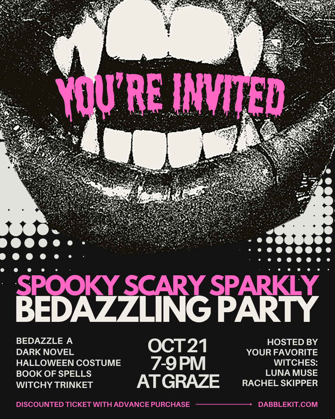 Spooky, Scary, and SPARKLY Craft Night