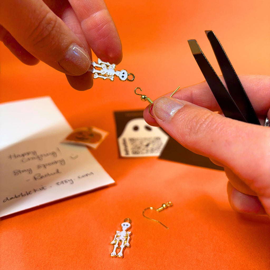 Skeleton Earrings :DIY Kit