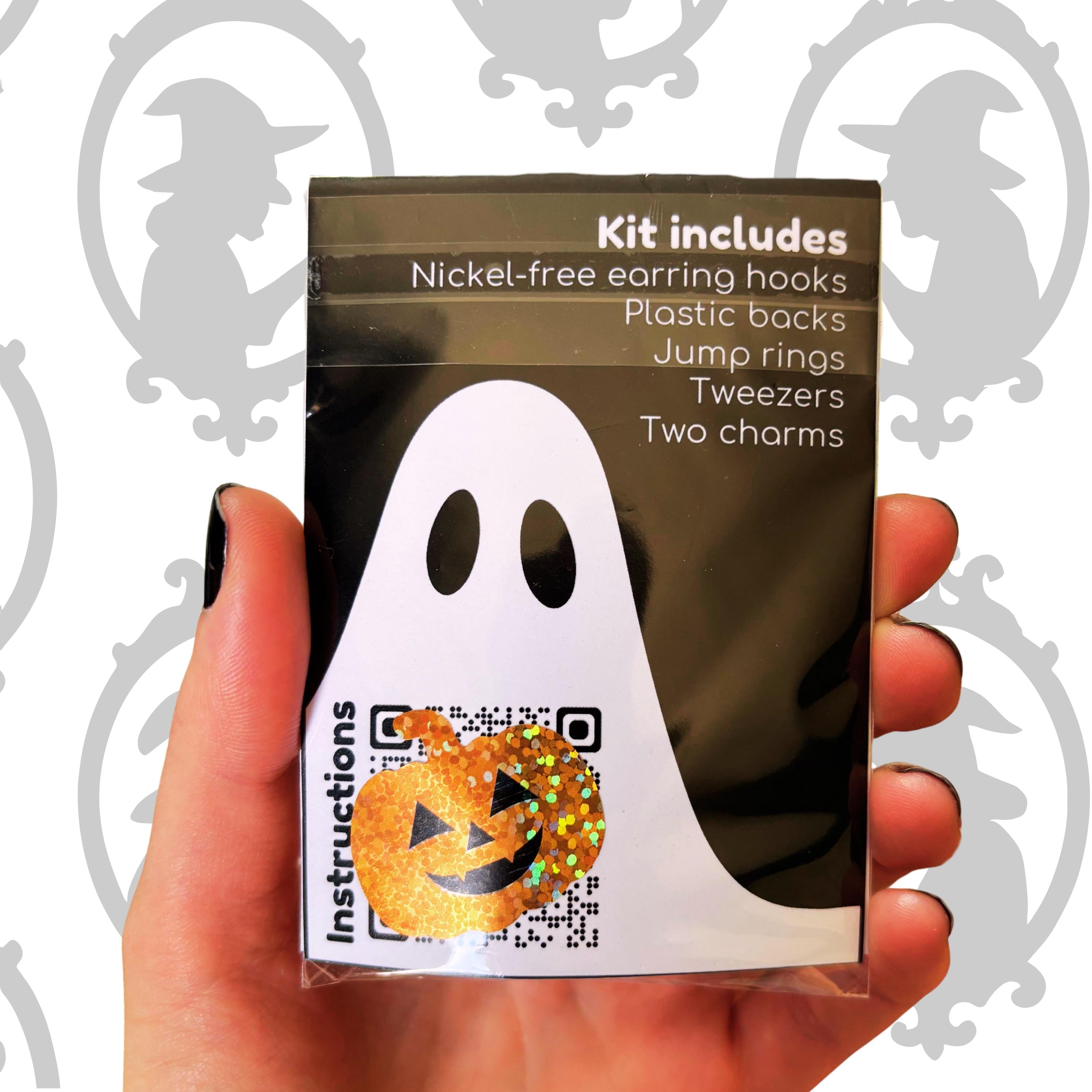 Witch Hat Earrings :DIY Kit