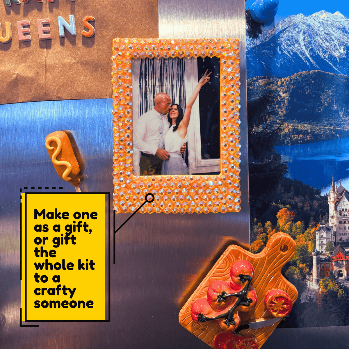Bedazzled Magnetic Photo Frame :DIY Kit