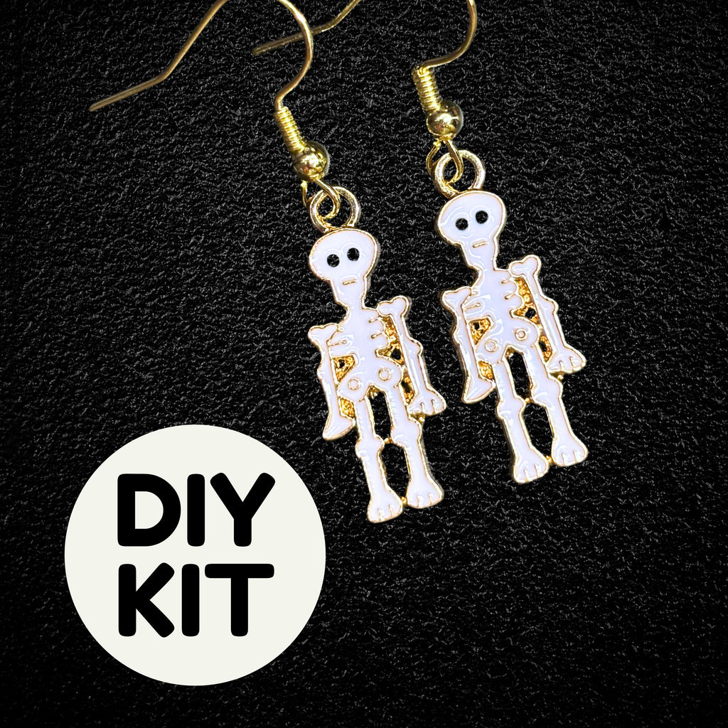 Skeleton Earrings :DIY Kit