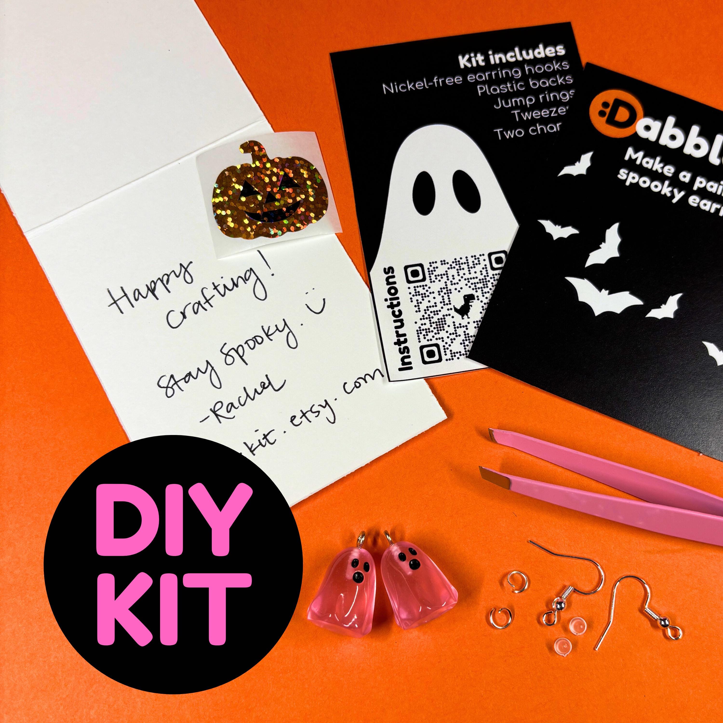 Ghost Earrings :DIY Kit