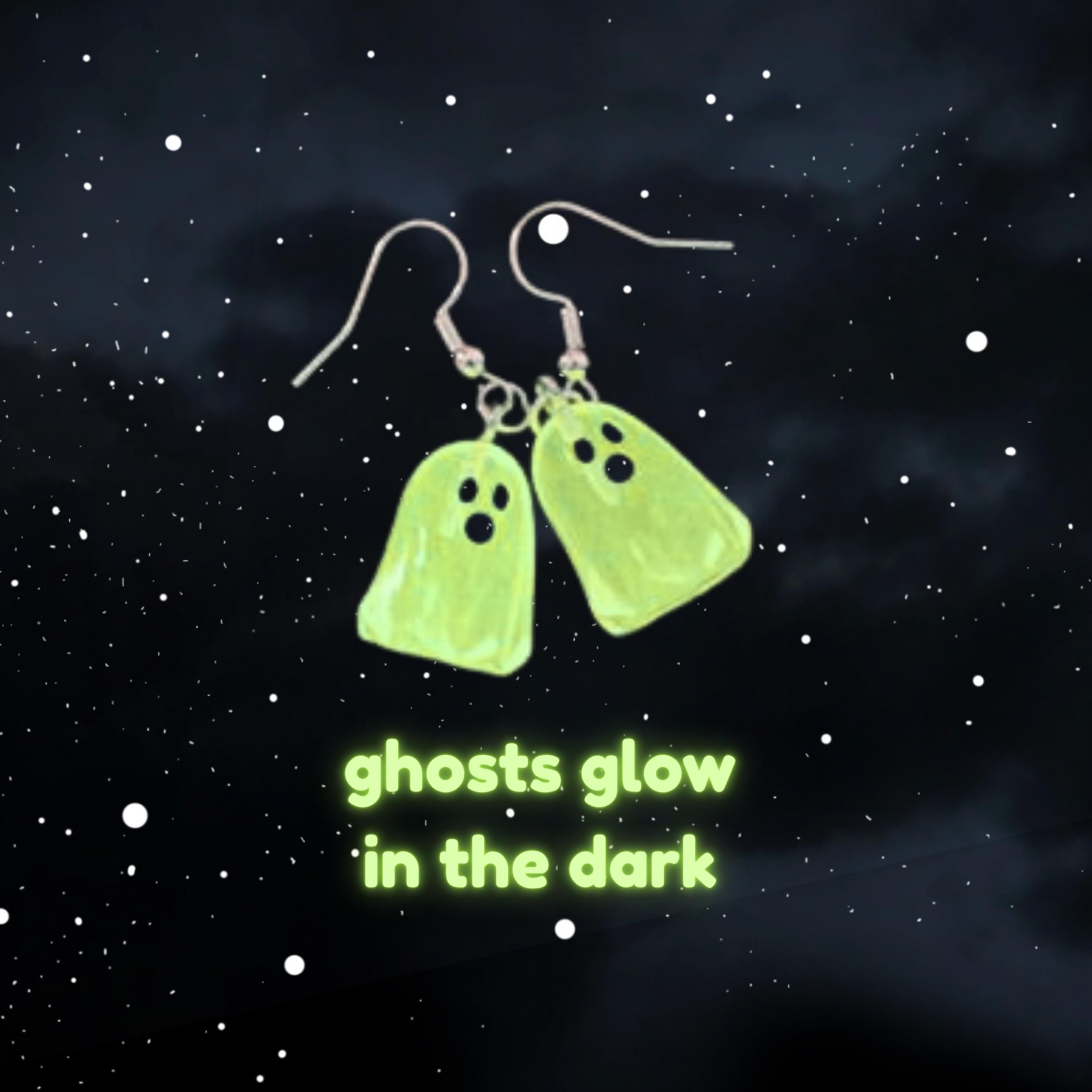 Ghost Earrings :DIY Kit